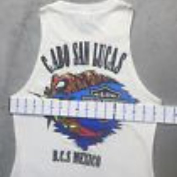 VTG Harley Davidson Single Stitch Hanes Beefy T Tank Top Cabo San Lucas Size XL - Picture 6 of 7
